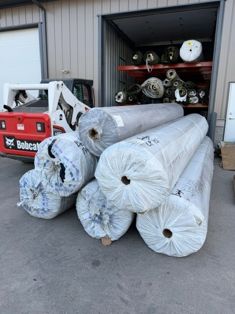 Artificial turf pickup, delivery, and freight options from Badger Turf Supply in West Allis Wisconsin.